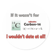Carbon 14 Dating Sticker