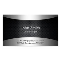 Carbon Black Climatologist Business Card
