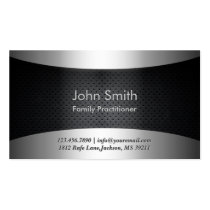 Carbon Black Family Practitioner Business Card