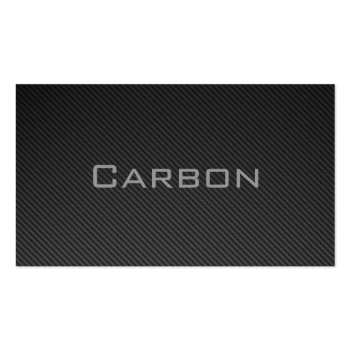 Carbon Business Card (front side)