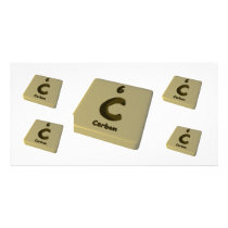 Carbon C Personalized Photo Card