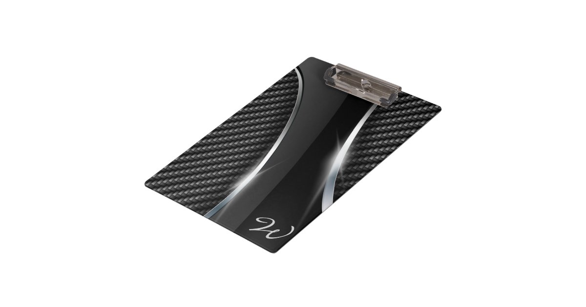 Carbon Fiber 3 Clipboard Zazzle