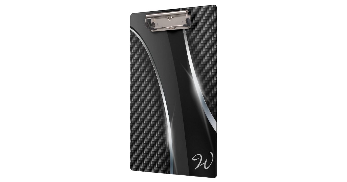 Carbon Fiber 3 Clipboard Zazzle