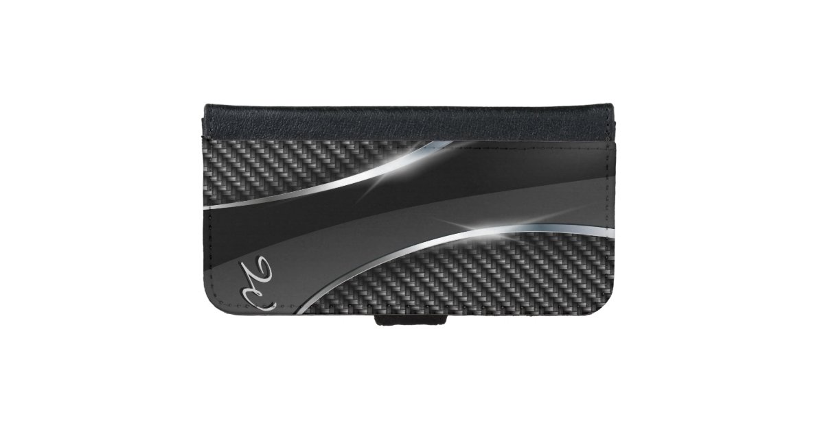 Carbon Fiber 3 iPhone 6 Wallet Case Zazzle