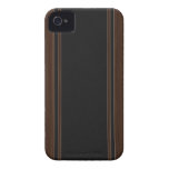 Carbon Fiber & Dark Wood iPhone 4 Case