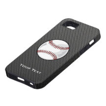 Carbon Fiber look Baseball iPhone 5 Case