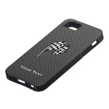 Carbon Fiber look Checkered Flag