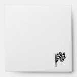 Carbon Fiber look Checkered Flag Envelopes