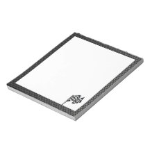 Carbon Fiber look Checkered Flag Note Pad