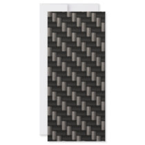 Carbon Fiber Material Rack Card Design
