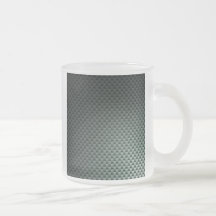 Carbon Fiber Patterned Coffee Mug