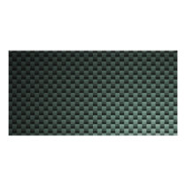 Carbon Fiber Patterned Photo Greeting Card