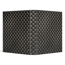 Carbon Fiber Texture 3 Ring Binders