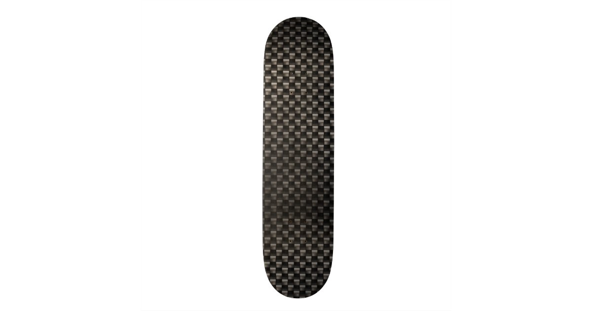 Carbon Fiber Texture Skateboard Deck Zazzle
