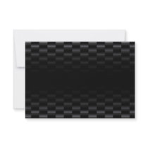 Carbon Fiber Textured Personalized Invitations