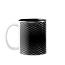 Carbon Fiber Textured Coffee Mug