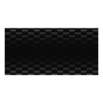 Carbon Fiber Textured Personalized Photo Card
