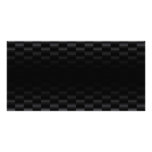 Carbon Fiber Textured Personalized Photo Card