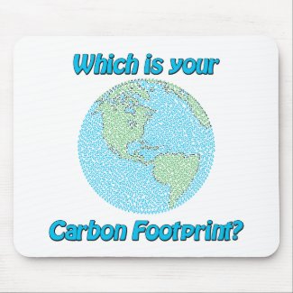 Carbon Footprint mousepad