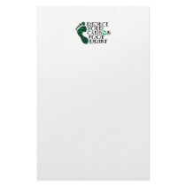 Carbon Footprint Stationery Design