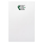 Carbon Footprint Stationery Design