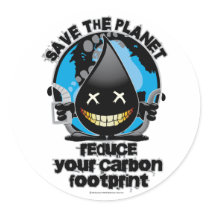 Carbon Footprint stickers by fightcancertees Carbon Footprint stickers