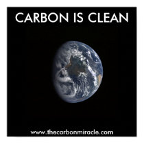 Carbon Is Clean posters