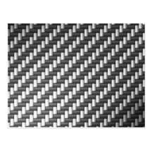 Carbonfiber Carbon Fiber (faux) Postcards
