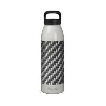 Carbonfiber Carbon Fiber (faux) Water Bottles