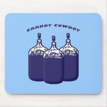 Carboy Cowboy Mouse Pads