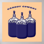 Carboy Cowboy Print