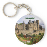Carcassonne fortress in France Key Chain