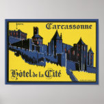 Carcassonne Hotel de la Cite Print