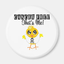 Carcinoid Cancer - Cancer Free That's Me Fridge Magnets