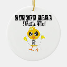 Carcinoid Cancer - Cancer Free That's Me Christmas Tree Ornament