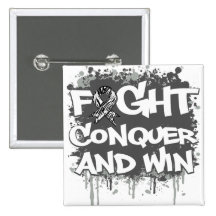 Carcinoid Cancer Fight Conquer and Win Pins