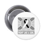 Carcinoid Cancer Fight Like A Girl Flag buttons