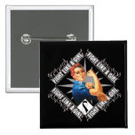 Carcinoid Cancer Fight Rosie The Riveter buttons