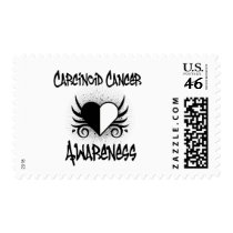 Carcinoid Cancer Grafitti Heart Stamp