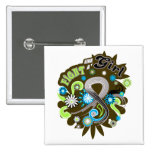 Carcinoid Cancer Groovy Fight Like A Girl buttons