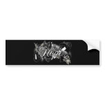 Carcinoid Cancer Hope Garden Ribbon bumper stickers