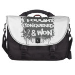 Carcinoid Cancer I Fought Conquered Won Laptop Commuter Bag