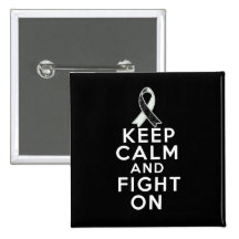 Carcinoid Cancer Keep Calm and Fight On Button