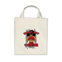 Carcinoid Cancer Knock Out Cancer Canvas Bag