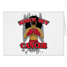 Carcinoid Cancer Knock Out Cancer Greeting Cards