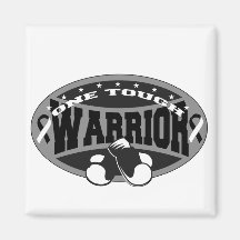 Carcinoid Cancer One Tough Warrior Refrigerator Magnets