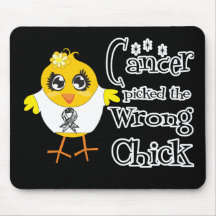 Carcinoid Cancer Picked The Wrong Chick Mouse Pad