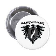 Carcinoid Cancer Survivor Crest Button