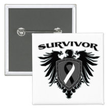 Carcinoid Cancer Survivor Crest Buttons