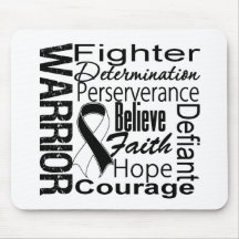 Carcinoid Cancer Warrior Collage Mousepad